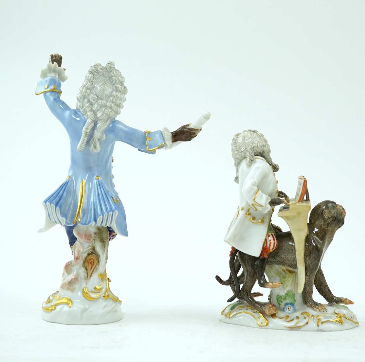 A Meissen group of apple pickers, 19th century